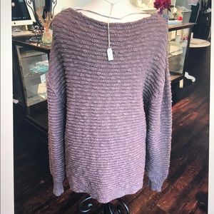 Free People Mauve Sweater Ob832694 